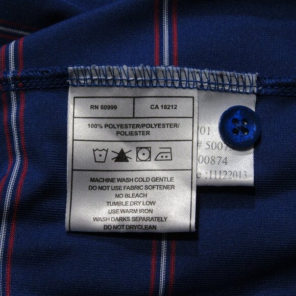 Antigua Philadelphia Phillies 2013 XL Mens Blue/Red Compass Short Sleeve Polo - Picture 11 of 15